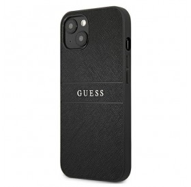 Guess GUHCP13SPSASBBK iPhone 13 mini 5,4" czarny/black Saffiano Strap