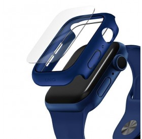 UNIQ etui Nautic Apple Watch Series 4/5/6/SE 44mm niebieski/blue
