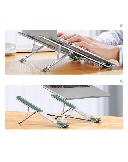 Ugreen foldable adjustable laptop stand silver (LP451)