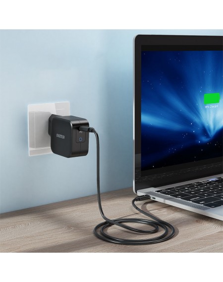 Choetech GaN USB Type C wall charger 61W Power Delivery black (Q6006)