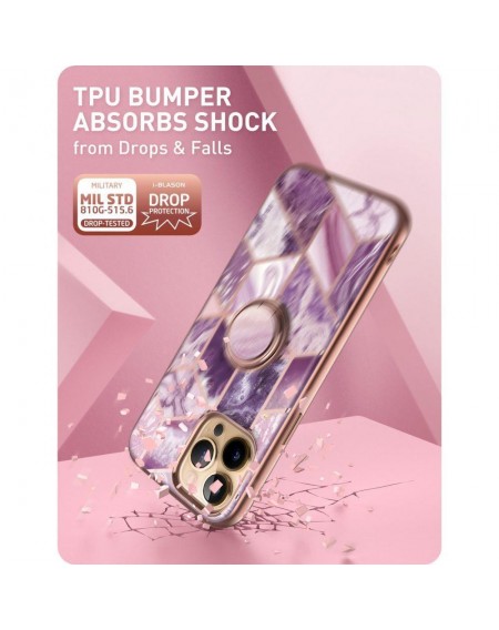 Supcase IBLSN COSMO SNAP IPHONE 13 PRO MARBLE PURPLE