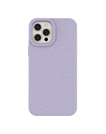 Eco Case Case for iPhone 12 Pro Silicone Cover Phone Shell Purple