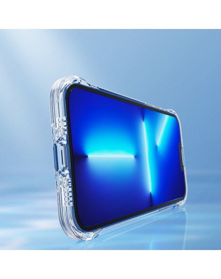 Joyroom Defender magnetic case for iPhone 13 rugged housing with hooks kickstand transparent (MagSafe compatible)