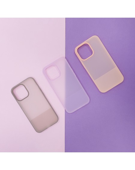 Kingxbar Plain Series case cover for iPhone 13 silicone cover purple