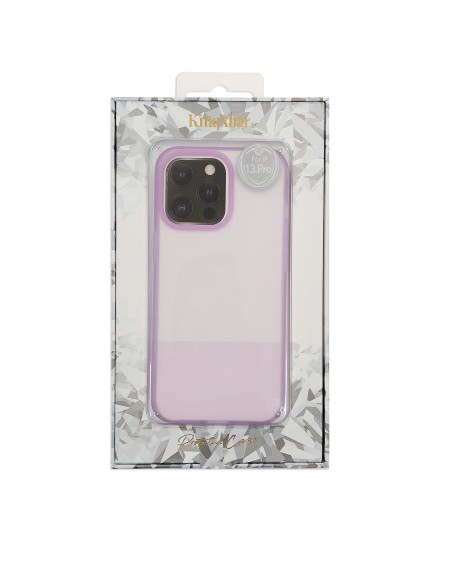 Kingxbar Plain Series case cover for iPhone 13 Pro Max silicone cover purple