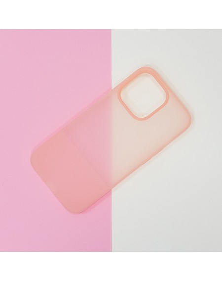 Kingxbar Plain Series case cover for iPhone 13 silicone cover pink