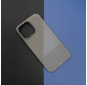 Kingxbar Plain Series case cover for iPhone 13 Pro Max silicone case gray