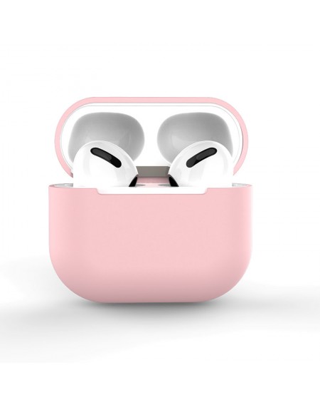 Apple AirPods 3 soft silicone earphones case pink (case C)