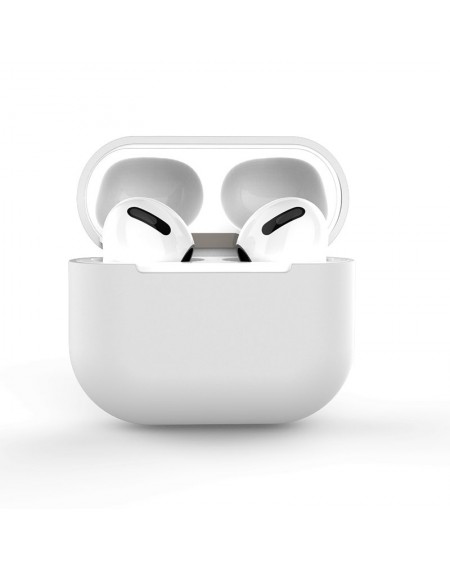 Apple AirPods 3 soft silicone earphones case white (case C)