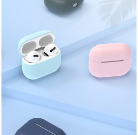 Apple AirPods 3 soft silicone earphones case black (case C)