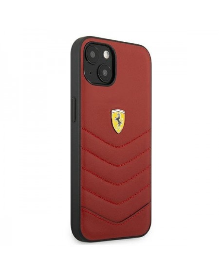 Ferrari FEHCP13SRQUR iPhone 13 mini 5,4" czerwony/red hardcase Off Track Quilted