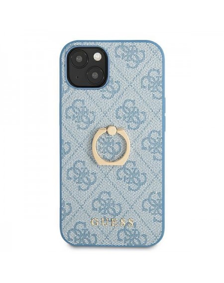 Guess GUHCP13M4GMRBL iPhone 13 6,1" niebieski/blue hardcase 4G with ring stand