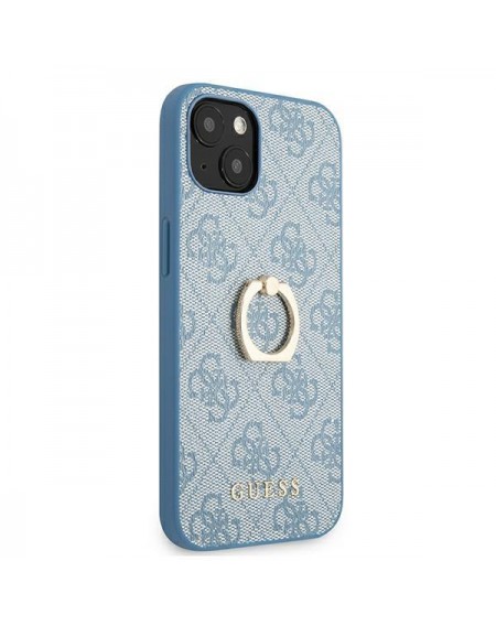 Guess GUHCP13S4GMRBL iPhone 13 mini 5,4" niebieski/blue hardcase 4G with ring stand