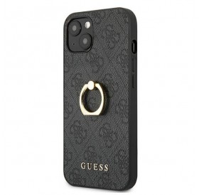 Guess GUHCP13S4GMRGR iPhone 13 mini 5,4" szary/grey hardcase 4G with ring stand