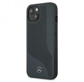 Mercedes MEHCP13MCDONA iPhone 13 6,1" granatowy/navy hardcase Leather Perforated Area