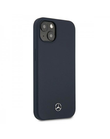 Mercedes MEHCP13MSILNA iPhone 13 6,1" granatowy/navy hardcase Silicone Line