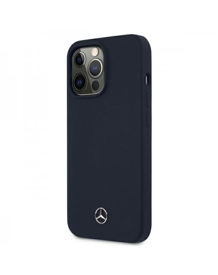 Mercedes MEHCP13XSILNA iPhone 13 Pro Max 6,7" granatowy/navy hardcase Silicone Line