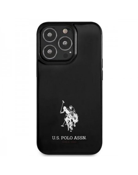 US Polo USHCP13XUMHK iPhone 13 Pro Max 6,7" czarny/black hardcase Horses Logo