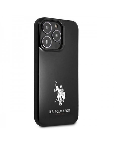 US Polo USHCP13XUMHK iPhone 13 Pro Max 6,7" czarny/black hardcase Horses Logo