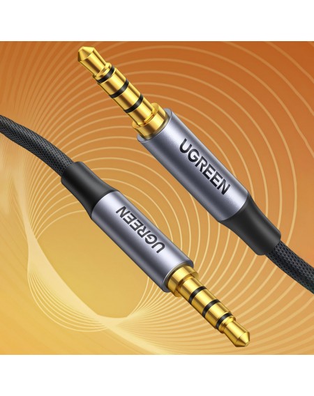 Ugreen cable AUX mini jack 3.5mm cable (male) - 3.5mm mini jack (male) 2m black (AV183)