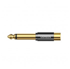 Ugreen 6.35mm jack adapter (male) to RCA (female) gold (AV169 80731)