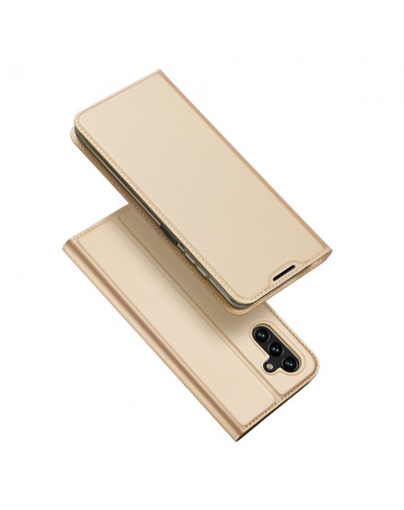 Dux Ducis Skin Pro Bookcase type case for Samsung Galaxy A13 5G golden