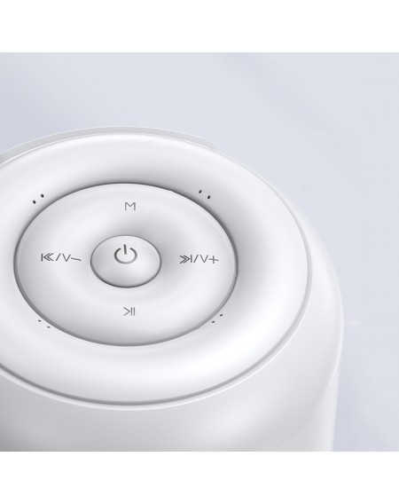 Joyroom portable wireless bluetooth speaker 5W 2200mAh white (JR-ML01)