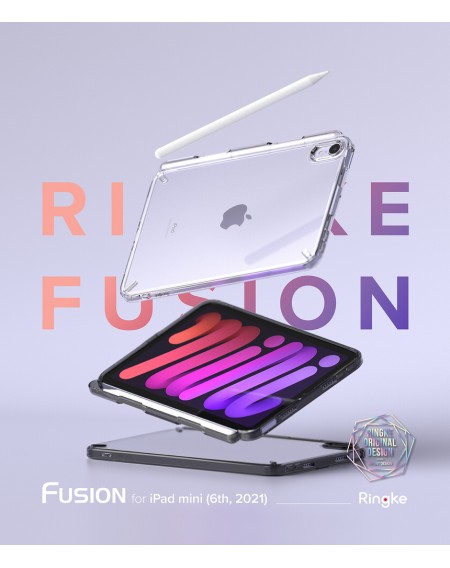 Ringke Fusion PC Case with TPU Bumper for iPad mini 2021 black (F584R53)