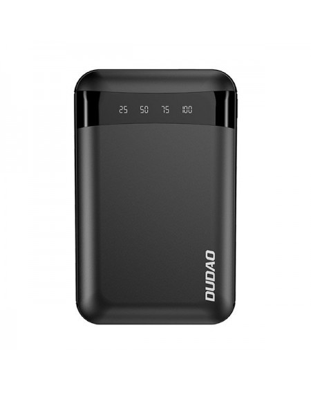 Dudao Portable 10000mAh USB Power Bank Black (K3Pro mini)