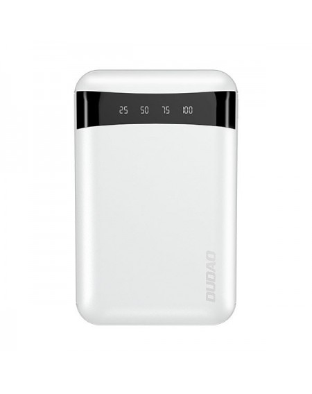 Dudao Portable USB Power Bank 10000mAh White (K3Pro mini)
