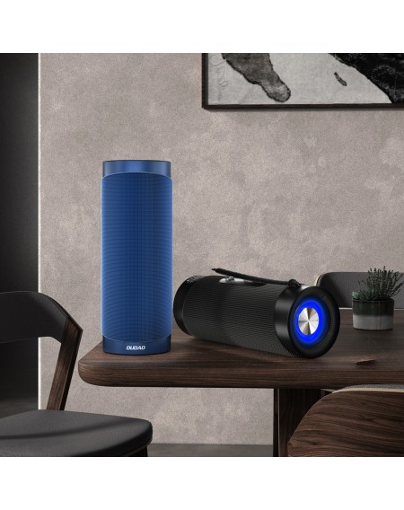 Dudao Wireless Bluetooth Speaker 5.0 RGB Light Black (Y10Pro)