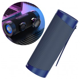 Dudao Wireless Bluetooth Speaker 5.0 RGB Light Blue (Y10Pro)