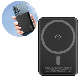 Dudao wireless powerbank MagSafe 5000mAh black (K14S)