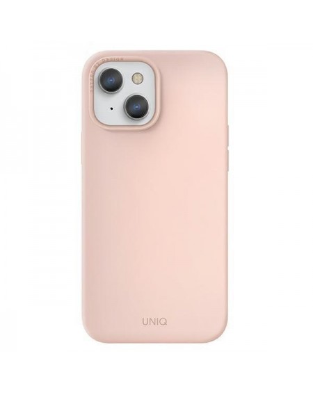 UNIQ etui Lino Hue iPhone 13 6,1" różowy/blush pink MagSafe