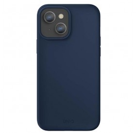 UNIQ etui Lino iPhone 13 6,1" niebieski/marine blue