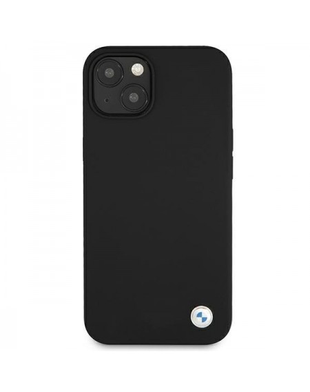 Etui BMW BMHCP13MSILBK iPhone 13 6,1" czarny/black hardcase Silicone Signature