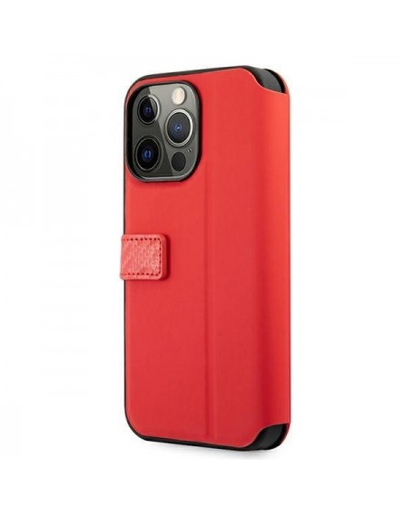 Ferrari FESAXFLBKP13XRE iPhone 13 Pro Max czerwony/red book On Track Carbon Stripe