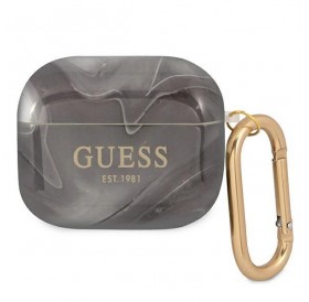 Guess GUA3UNMK AirPods 3 cover czarny/black Marble Collection