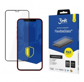 Apple iPhone 12 Mini Black - 3mk FlexibleGlass Max™