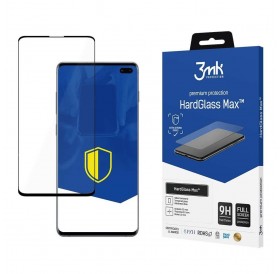 Samsung Galaxy S10 Plus Black - 3mk HardGlass Max™ FingerPrint