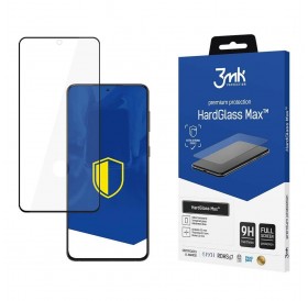 Samsung Galaxy S21 Ultra 5G Black - 3mk HardGlass Max™ FingerPrint