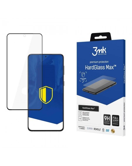 Samsung Galaxy S21 Ultra 5G Black - 3mk HardGlass Max™ FingerPrint