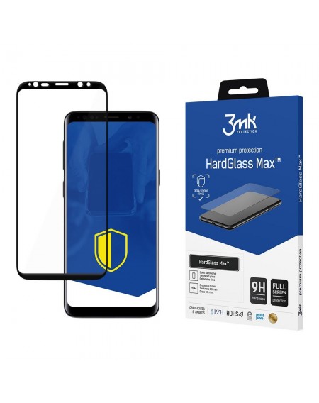 Samsung Galaxy S9 Plus Black - 3mk HardGlass Max™
