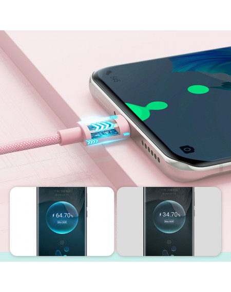 Joyroom cable USB cable - Lightning charging / data transmission 1m pink (S-1030M13)
