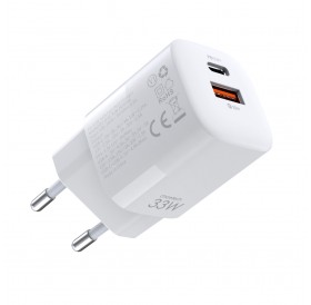 Choetech Fast USB Wall Charger USB Type C PD QC 33W white (PD5006)
