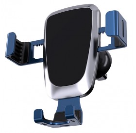 Gravity smartphone car holder, air vent blue (YC08)