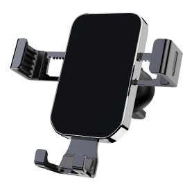 Gravity smartphone car holder, black air vent grille (YC12)