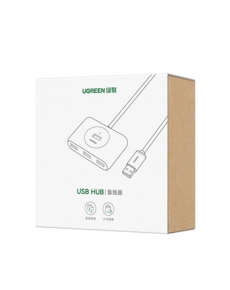 Ugreen multifunctional USB HUB Type c - 4 x USB 3.0 1m white (CR113)
