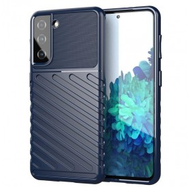 Thunder Case flexible armored cover for Samsung Galaxy S22 blue