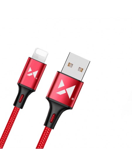 Wozinsky cable USB cable - Lightning 2.4A 1m red (WUC-L1R)